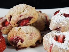 Recette biscuits fraises rhubarbe