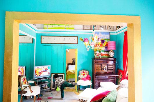 Visite privée: A brazilian colorful home