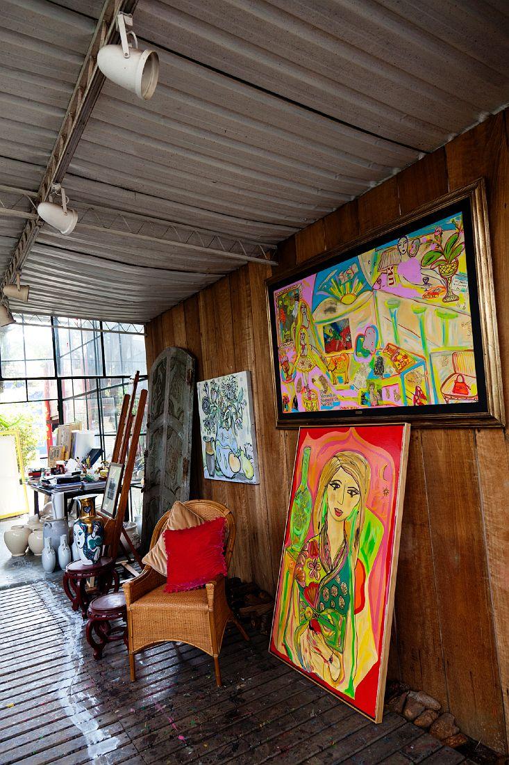 Visite privée: A brazilian colorful home