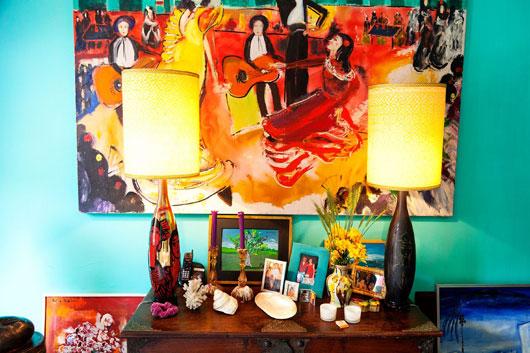 Visite privée: A brazilian colorful home