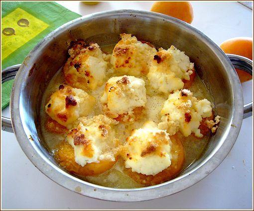 gratin d'abricot à la ricotta