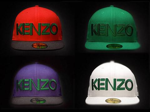 Kenzo et New Era pour une collection de casquettes US