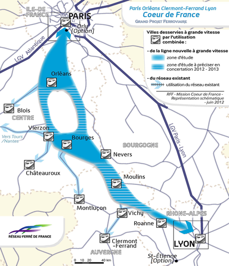 TGV Auvergne : le projet continue avec le feu vert de RFF