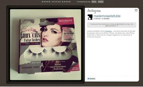 Twitter, Instagram, Pinterest… Mademoiselle Futile vous dit tout!