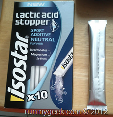isostar lactic acid stopper