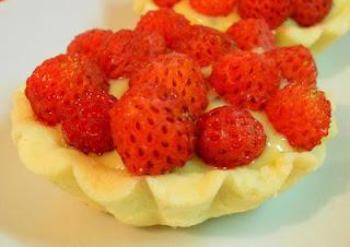 Mini tartelettes aux fraises sauvages