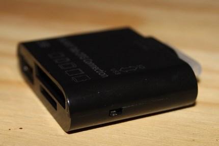 Test du lecteur USB et cartes mémoires 5 en 1 pour les tablettes Samsung Galaxy Tab