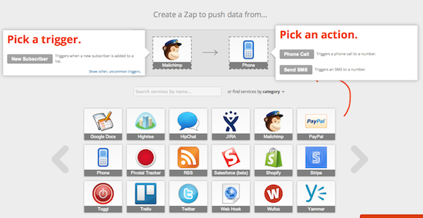 zapier Zapier, un service qui automatise vos actions sur le Web