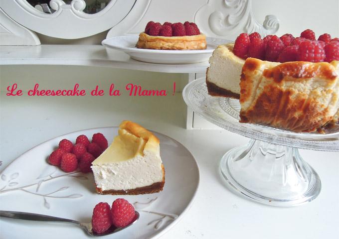 Cheesecake à l’italienne chocolat blanc & framboises – Homemade