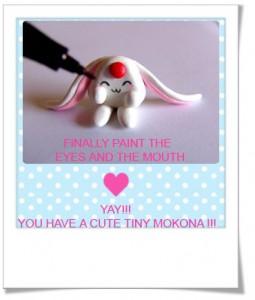 tuto fimo : mokona lapin kawai