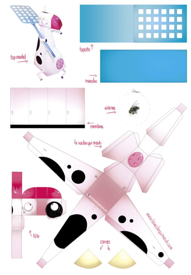 Papertoy La Vache qui MEUH