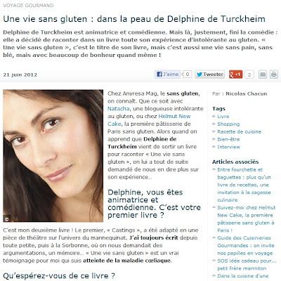 Une vie sans gluten : dans la peau de Delphine de Turckheim