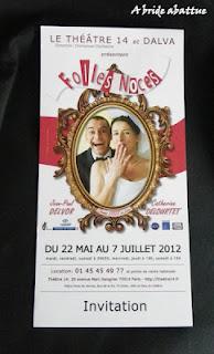 Folles noces au Théâtre 14