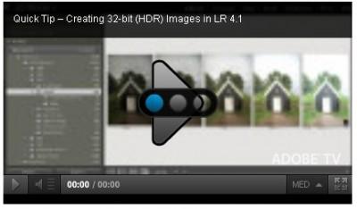 Astuce : créer des images en 32bits avec Lightroom 4