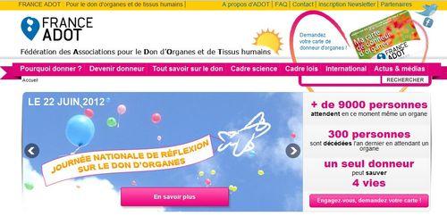FRANCE ADOT - Fédération des Associations pour le Don d'Organes