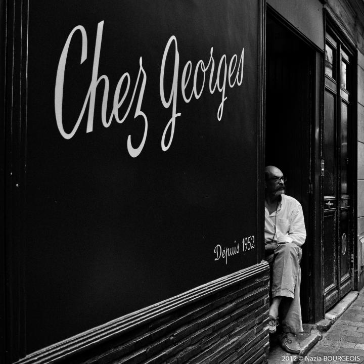 Scène de vie à Paris – Chez Georges – Le Comptoir des Canettes à Paris