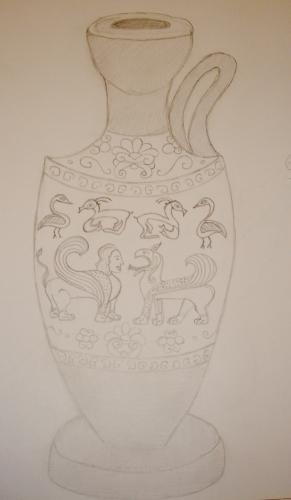 louvre, amphore, création originale, antique, grèce