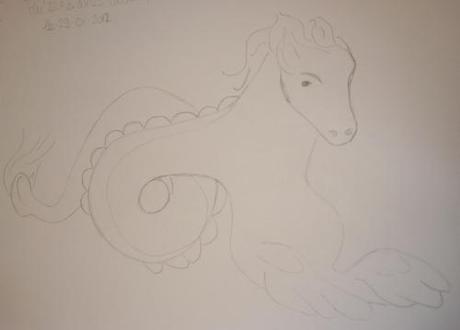 maillol, pompéi, chimère, cheval, aquatique, animal