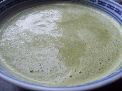 Soupe à la salde et à la courgette pour la ronde interblog #29