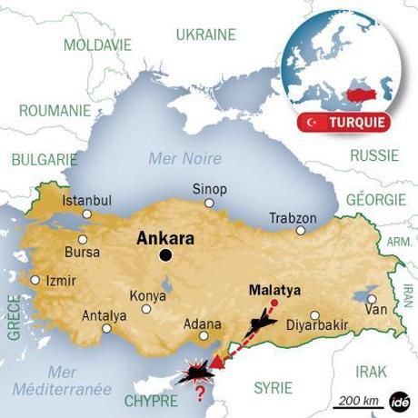Turquie et Syrie, après le F4 abattu