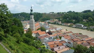 Burghausen et la Salzach