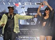 images Rihanna Jay-Z réunis scène festival Radio Hackney