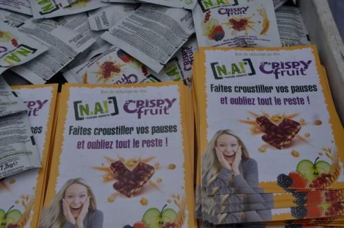 La pub du jour : Distribution de fruits à la Défense [NA]