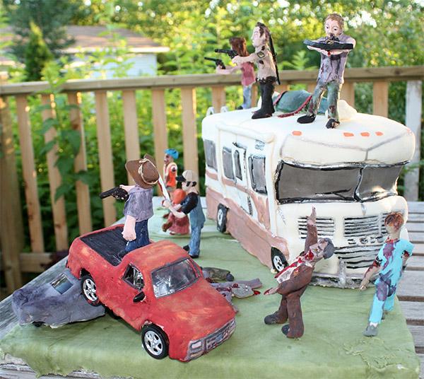 Un gâteau The Walking Dead qui fera le bonheur des zombies…