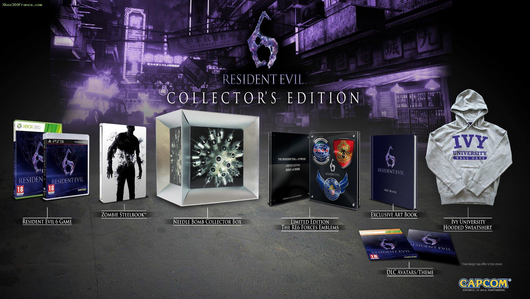 Présentation du coffret collector de Resident Evil 6