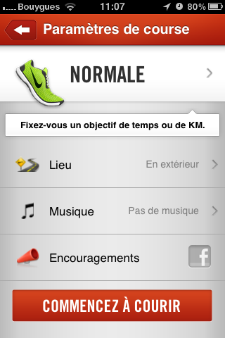 L ’application Nike+ sur iPhone à jour et gratuite !