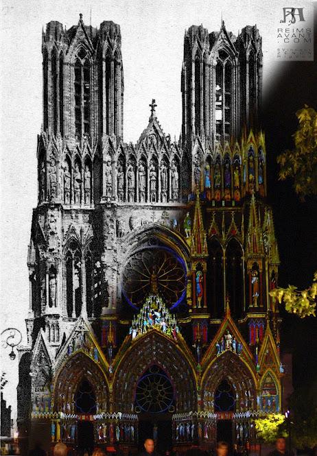 Rêve de couleurs. Cathédrale de #Reims.