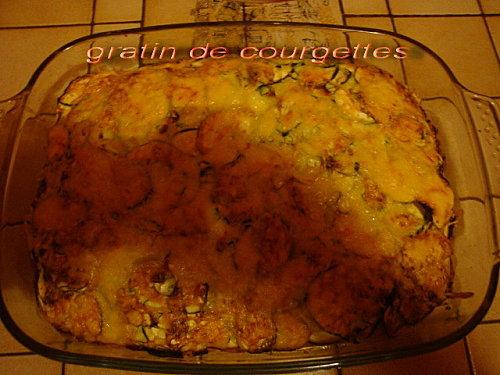 GRATIN DE COURGETTES