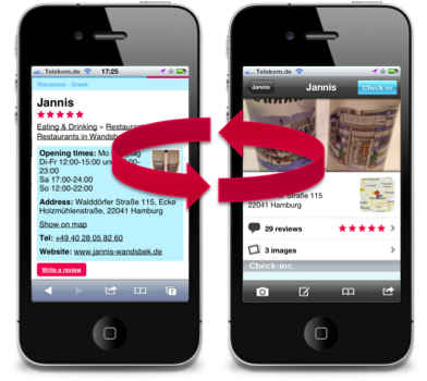 Nouvelle application pour iPhone version 4.5 : Maintenant, partagez vos adresses !