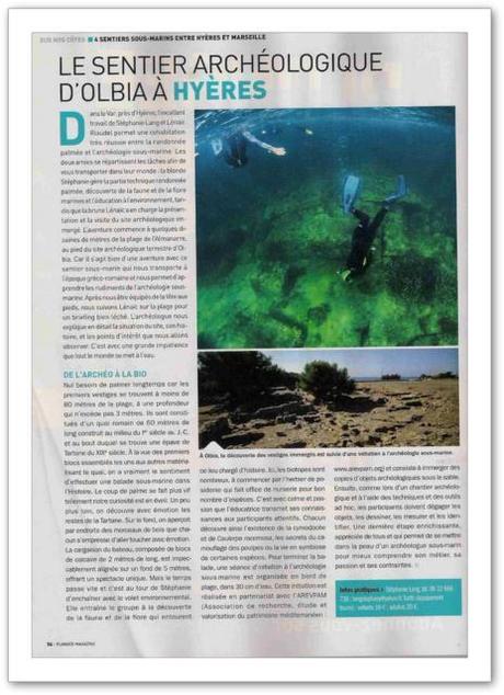 sentier acheologique sous marin hyeres