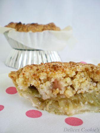 pie crumble rhubarbe 4