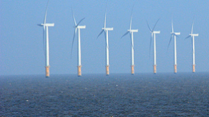 Turbines offshore, Photo CC Flickr Nick Treby 