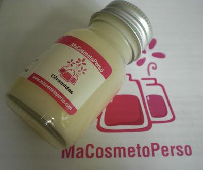 Test pour MacosmetoPerso les céramides .Shampoing cheveux secs et abîmes