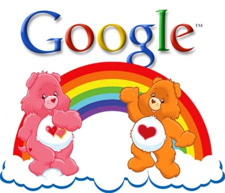 Google et les bisounours