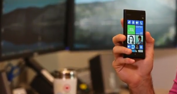 L’écran d’accueil de Windows Phone 7.8 en vidéo
