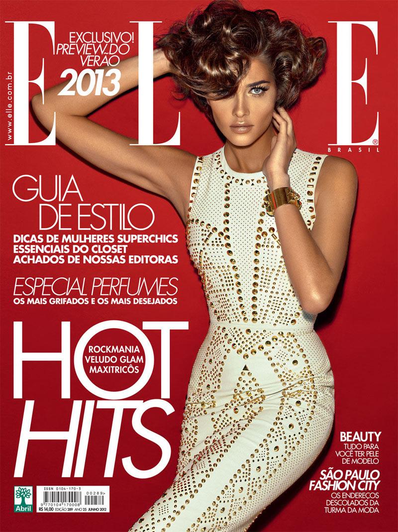 anacover Ana Beatriz Barros is Elegant in Versace for Elle Brazils June Cover