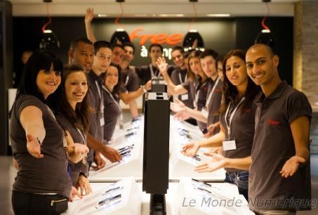 Free ouvre sa première boutique à Paris
