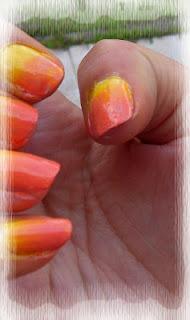 ♡ Sunset on my nails avec Kiko
