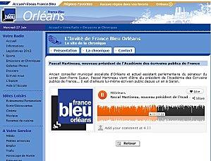 France Bleu Orléans 27-06-2012