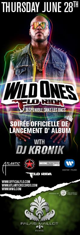 Palais Maillot : soirée de lancement officielle du nouvel album de Flo-Rida