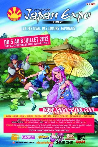 Japan Expo 2012, japan expo, salon, affiche
