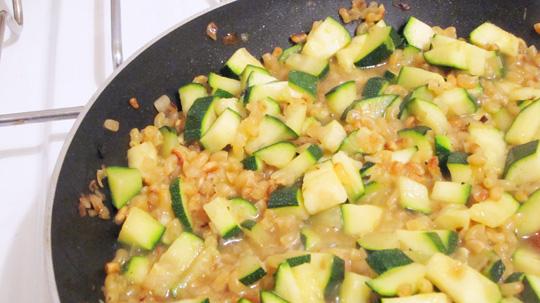 Coquillotto aux courgettes [Ronde interblog #29]