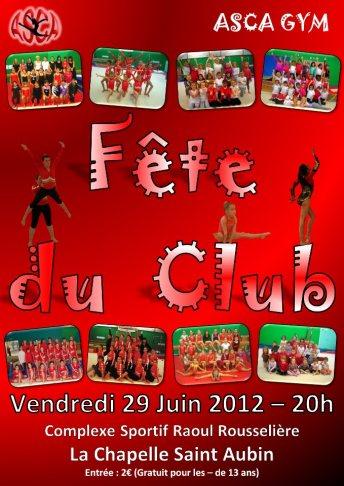 Fête du Club – Vendredi 29 juin 2012 : Venez nombreux !
