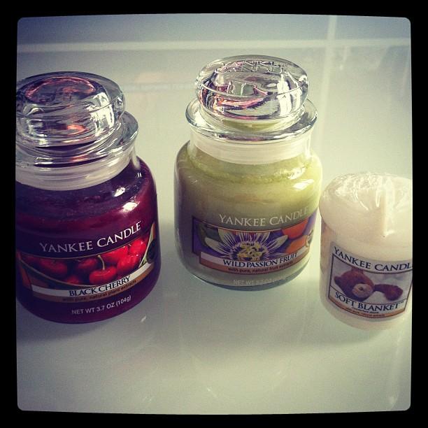 Mes nouvelles Yankee Candle