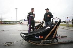 Denny Hamlin Visits FedEx In Alaska2