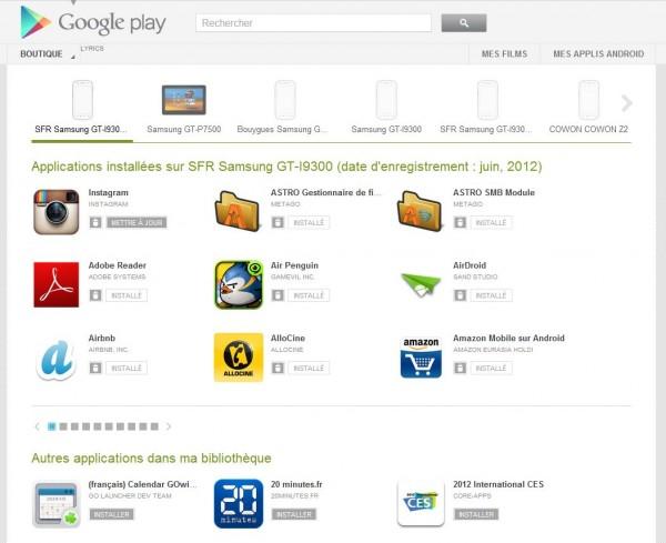 Google I/O : le plein de nouveautés sur la version web du Google Play Store